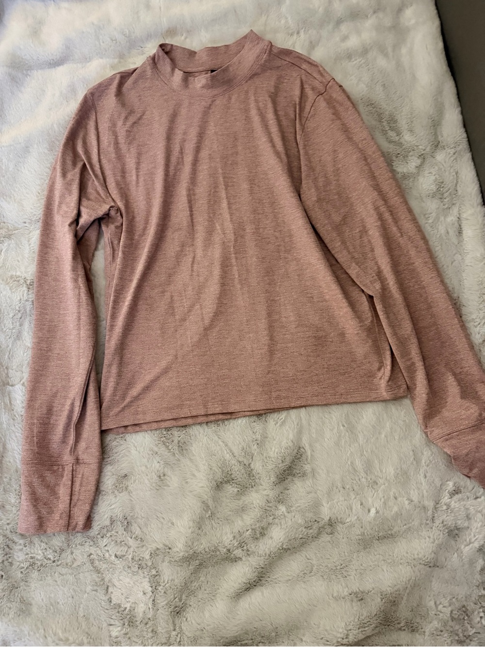 Mauve Pink Long Sleeve Lightweight Top